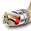 2m Mobile Phone Cables USB Smart Charging Cable for iPhone 7 / 7 Plus / 6S / 6 Plus / 5 / 5S