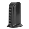 30W Multi 6 Port USB Charger 6A Rapid Charging Station Desktop Travel Hub