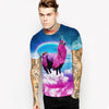 Rainbow Unicorn 3D Digital Printing T-shirt