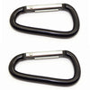 Outdoors Aluminium Alloy Multi-function Type D Buckle 2pcs