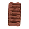 6 Even Spoon Silicone Chocolate Mold