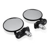 22mm Round Motorcycle Rearview Side Mirrors Handle Bar End for Honda KTM Yamaha