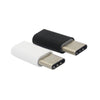 Minismile 2PCS ABS USB 3.1 Type-C To Micro USB Data Charging Adapters Converters