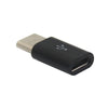 Minismile 2PCS ABS USB 3.1 Type-C To Micro USB Data Charging Adapters Converters