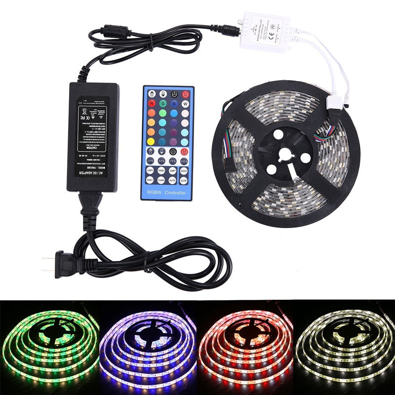 LED Strip Light RGB + White / RGB + Warm White Non Waterproof / Waterproof 5050 300LEDS / Roll Dc 12 V