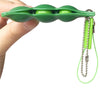 Squishy Peas In A Pod Keyring Edamame Keychain Toy