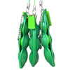 Squishy Peas In A Pod Keyring Edamame Keychain Toy