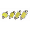 2PCS 36MM 5W COB LED Car Reading Light License Plate Light White