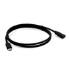 Mini Smile High Speed Usb 3.1 Type-C Male To Female Charging / Audio / Video Transmission Extender Cable 100CM