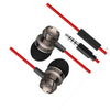 In Ear Headphones  Earbuds with Line-in Microphone Heavy Bass Dynamic Driver Earphones with Non Tangle Fabric Braid