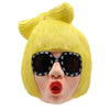 Halloween Cosplay Prop Lady Girl Head Latex Mask