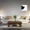 W031 Black Cat Unframed Art Wall Canvas Prints for Home Decoration