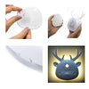 Lovely Cartoon Deer Shaped LED Body Sensor Night Light Wall Lamp