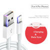 8 Pin Fast Charging Cable Data Transmission TPE Wire for iPhone