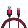 Mini Smile 3.4A Quick Charge Leather Type-C To Usb Charging Cable with High-Speed Data Transmission 100CM