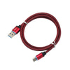 Mini Smile 3.4A Quick Charge Leather Type-C To Usb Charging Cable with High-Speed Data Transmission 100CM