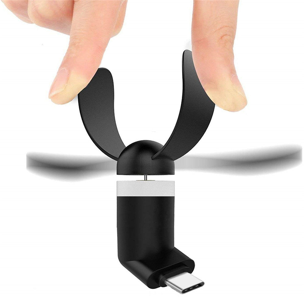 For Type C Mini Fan USB C Mini Phone Fan