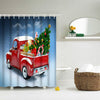 Truck Christmas Tree 3D Digital Printing Fabric Waterproof and Mildewproof