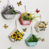 Wall Mounted Shelf Flower Living Room Bedroom Decoration 1pc
