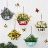 Wall Mounted Shelf Flower Living Room Bedroom Decoration 1pc