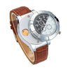 Fashion Design Creative USB Electronic Lighter Quartz Watch