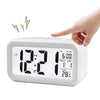 BRELONG Digital Month Temperature Date Shows Snooze Alarm Clock Night Light