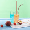 Metal Straw Colorful Aluminum Drinking Straws Food Grade Juicy Reusable Straw