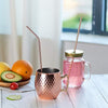 Metal Straw Colorful Aluminum Drinking Straws Food Grade Juicy Reusable Straw