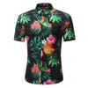 Men's Casual Short Sleeve Flower Shirt
