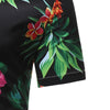 Men's Casual Short Sleeve Flower Shirt