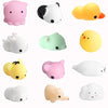 Soft Silicone Jumbo Squishy Animals Hand Squeeze Toy 12PCS