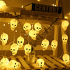 LED Decorative Halloween Cute Skull Light String for Festival