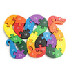 Wooden Winding Animals Cognition Jigsaw Puzzle Toy