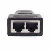 1 to 2 Dual Female Port CAT5/CAT 6 LAN Ethernet Sockt Network Connections Split