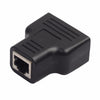 1 to 2 Dual Female Port CAT5/CAT 6 LAN Ethernet Sockt Network Connections Split