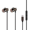 Noise Reduction Heavy Bass Type-C Interface Earphones for Xiaomi Mi 6X