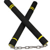 Nunchakus Martial Arts Safety Foam Nunchakus Sponge Double Truncheon with Stainl