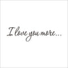 Quote Wall Sticker I Love You For Home Decoration Waterproof Removable Decals