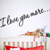 Quote Wall Sticker I Love You For Home Decoration Waterproof Removable Decals