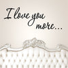 Quote Wall Sticker I Love You For Home Decoration Waterproof Removable Decals