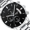 NIBOSI 2039 Scratch Design Luminous Waterproof Business Quartz Watch
