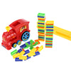 Domino Train Toy Car Truck Vehicle with Lights Sound for Kids 60pcs