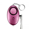 Self-defense Alarm Keychain with Mini LED Light for Women Girls Elderly Safety
