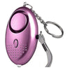 Self-defense Alarm Keychain with Mini LED Light for Women Girls Elderly Safety