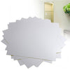 9PCS Square Mirror Tile Wall Stickers 14.8cm x 14.8cm 3D Decal Mosaic Home Room Decoration DIY for Living Room Porch