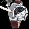 Fashion Design Creative USB Electronic Lighter Quartz Watch
