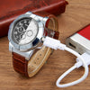 Fashion Design Creative USB Electronic Lighter Quartz Watch
