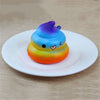 Cute Slow Rebound Simulation Starry Sky Dazzling Squishy POO Pressure Release Toys Elastic Eco-friendly PU Material