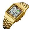 SKMEI Men Fashion Digital Countdown Waterproof Sport Wrist Watch 12/24Hour Clock