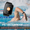 Waterproof Sports Heart Rate and Blood Pressure Monitoring Smart Watch